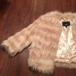 Mossimo Faux Fur Blush Jacket